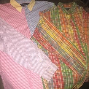 (2) Like New Ralph Lauren POLO Button Downs